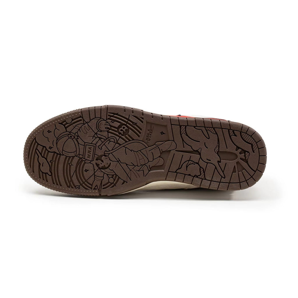 GHOSTVOLT™ Retro Skate Low – Illustrated Street-Punk Graphic Sneakers