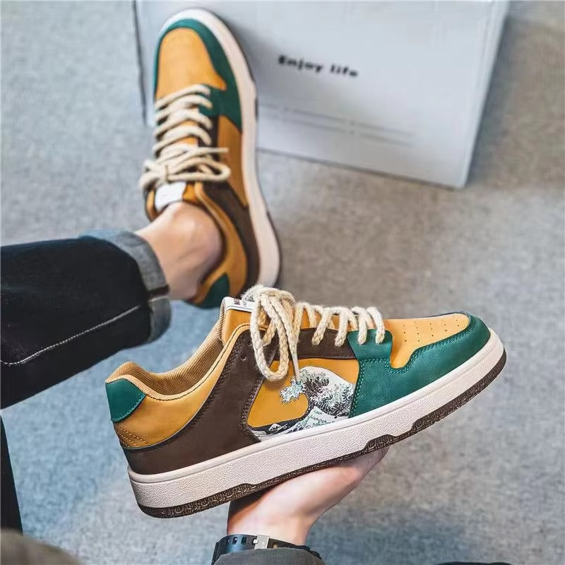 HikariWave Fusion Low-Top Retro Court Sneaker